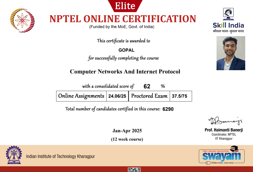 Nptel - Computer Networks and Internet Protocols